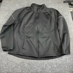 Danskin Now Black Jacket zip up XXL shell